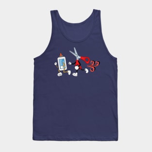 Scissors and Glue Break Free Tank Top